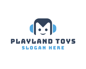 Cute Toy Robot logo
