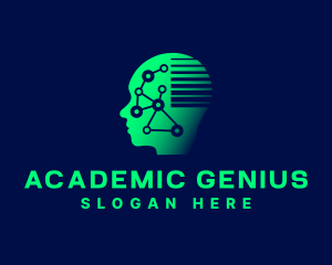 Genius Mind Technology logo design