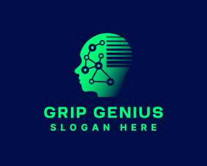 Genius Mind Technology logo design