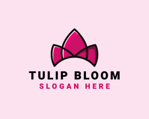 Royal Tulip Tiara logo design