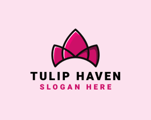 Royal Tulip Tiara logo design