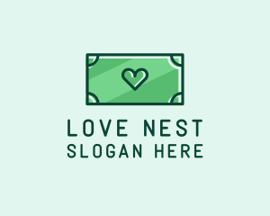 Love Heart Money logo design