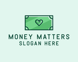 Love Heart Money logo design