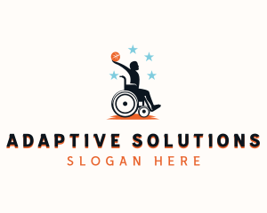 Disabled Basketball Paralympic logo