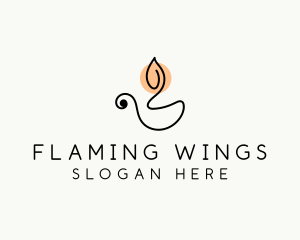 Candle Light Spa logo design