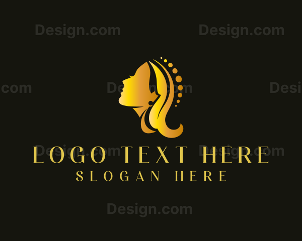 Woman Beauty Hair Logo