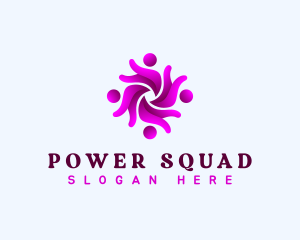Human Social Team logo design