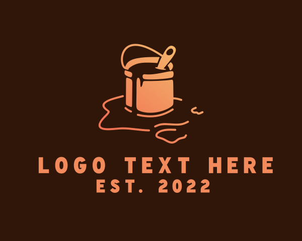 Gradient Paint Bucket logo