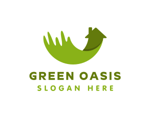 Green House Paint logo design