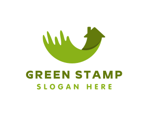 Green House Paint logo design