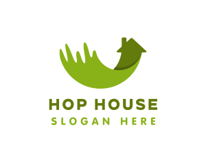 Green House Paint logo design