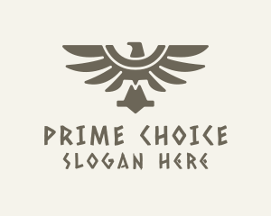 Ethnic Mayan Eagle Logo