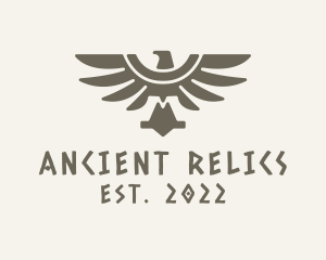 Ethnic Mayan Eagle logo