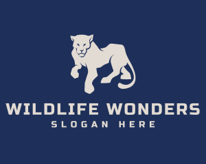 Wild Panther Feline  logo