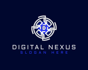 Digital Cryptocurrency Tech logo design