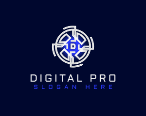 Digital Cryptocurrency Tech logo design