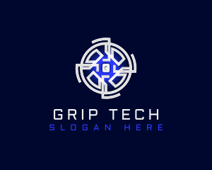 Digital Cryptocurrency Tech logo design