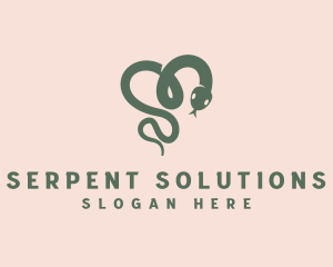 Pet Snake Veterinary logo design