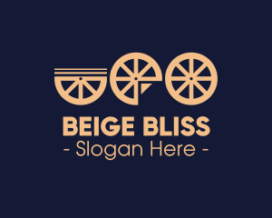 Cart Wagon Wheels logo design