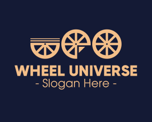 Cart Wagon Wheels logo design