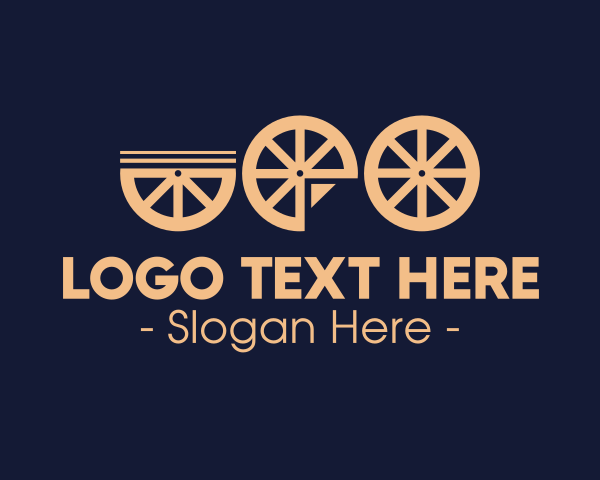Wheels logo example 1