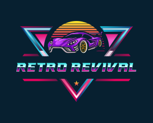 Retro Car Detailing logo design