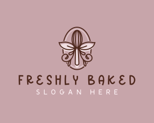 Whisk Baking Dessert logo design