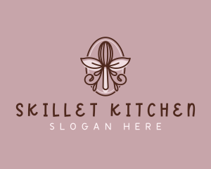 Whisk Baking Dessert logo design