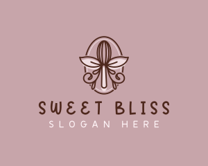 Whisk Baking Dessert logo design