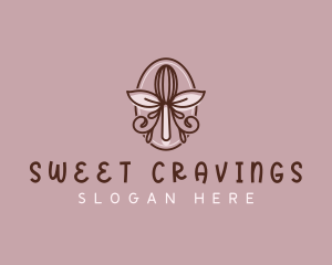 Whisk Baking Dessert logo design