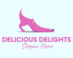 Pink Shoe Dog Logo