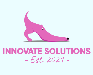 Pink Shoe Dog logo