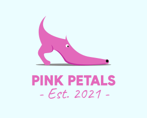 Pink Shoe Dog logo design