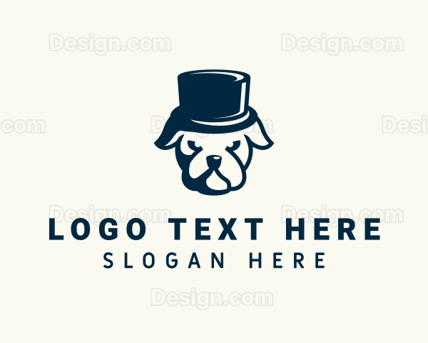 Dog Magician Hat Logo