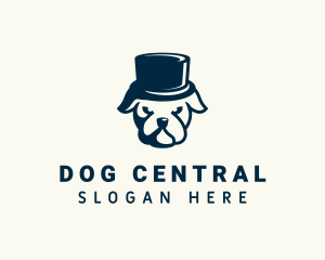 Dog Magician Hat  logo design