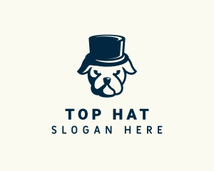 Dog Magician Hat  logo design