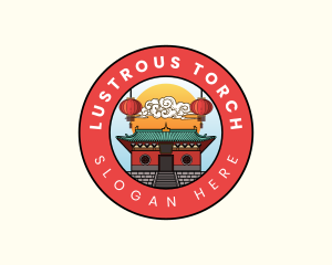 Cultural Chinese Temple logo design