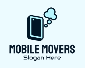 Mobile Smartphone Cloud  logo design