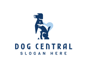 Dog Cat Animal Rescue logo design