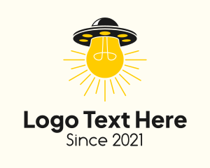 Light Bulb UFO logo