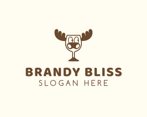 Wild Moose Wine logo design