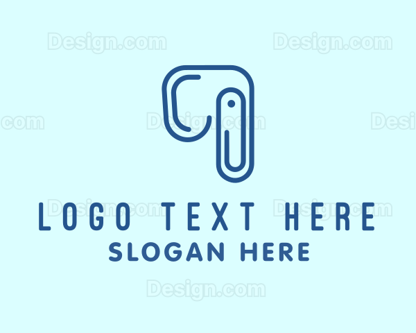 Elephant Paper Clip Logo