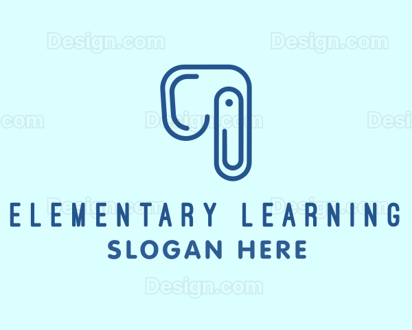 Elephant Paper Clip Logo