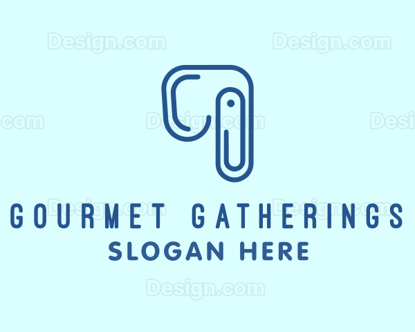 Elephant Paper Clip Logo