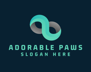 Gradient Infinity Loop Logo