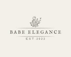 Elegant Garden Boutique  logo design