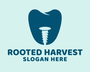 Blue Tooth Screw logo design