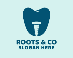 Blue Tooth Screw logo design