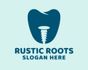 Blue Tooth Screw logo design