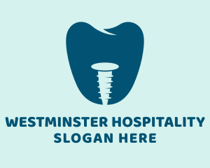 Blue Tooth Screw logo design